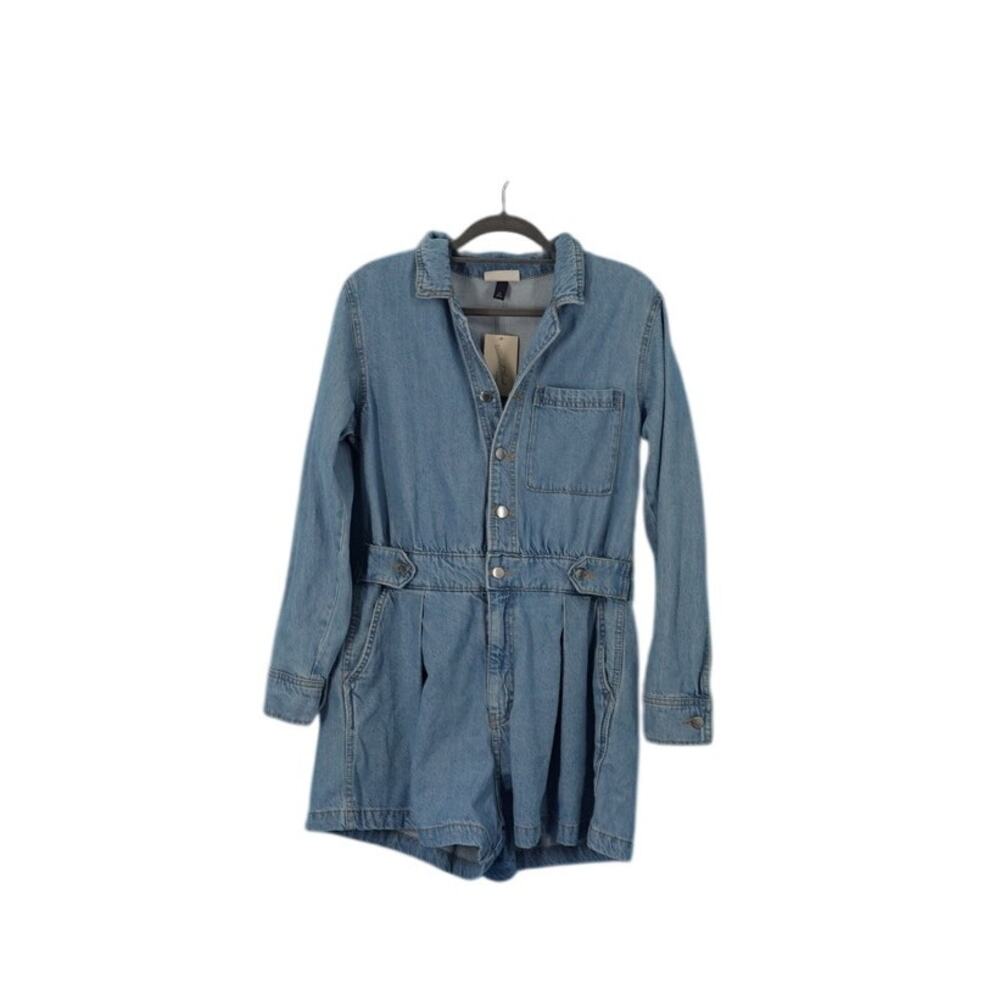 Universal Threads Size 12 Denim Short Jumpsuit